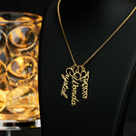 Load image into Gallery viewer, Personalized Vertical Name Necklace
