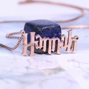 Handmade Personalized Harry Style Name Necklace