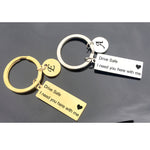 Load image into Gallery viewer, &quot;Drive Safe&quot; Personalized Letter Love Keychain
