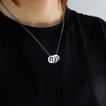 Load image into Gallery viewer, Custom Personalized Name Ring Necklace

