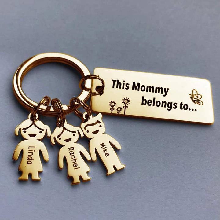 Hot sale for men or Father!! Personalized Family Name Keychain