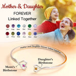 Load image into Gallery viewer, Mother &amp; Daughter Forever Linked Together Custom Bracelet
