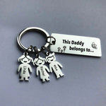 Load image into Gallery viewer, Mother&#39;s day gift! Personalized Family Name Keychain
