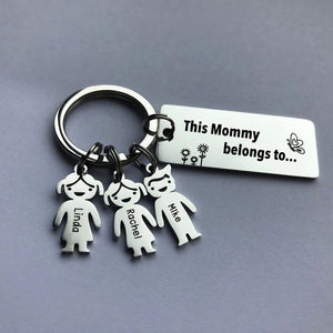Mother's day gift! Personalized Family Name Keychain