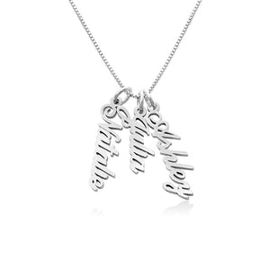 Personalized Vertical Name Necklace